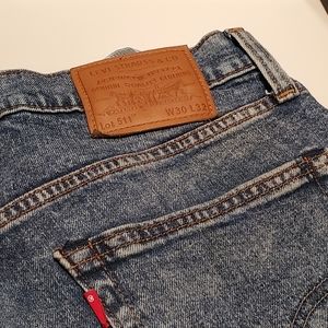Levis 511 Premium W30 L32 Cotton Lyocell Blue Jeans